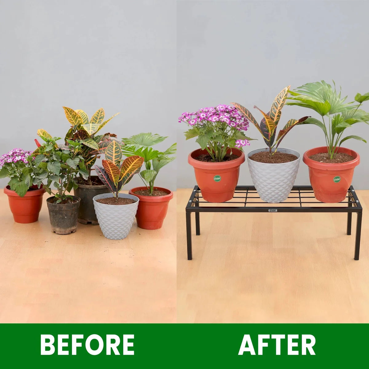 Urban Plant Apollo Metal Plant Stand for Garden