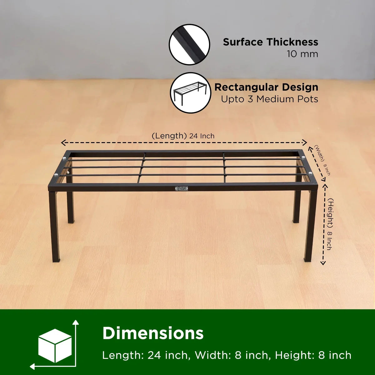 Urban Plant Apollo Metal Plant Stand for Garden